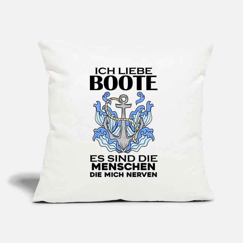 Boote Motorboot Boot Sofakissen mit Füllung 45 x 45 cm