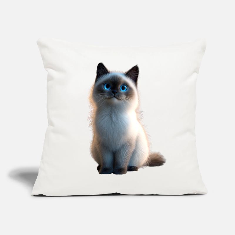 Chat Birman Chat Birman Sacré Chat Birman Mignon Chats Birmans Coussin et housse de 45 x 45 cm