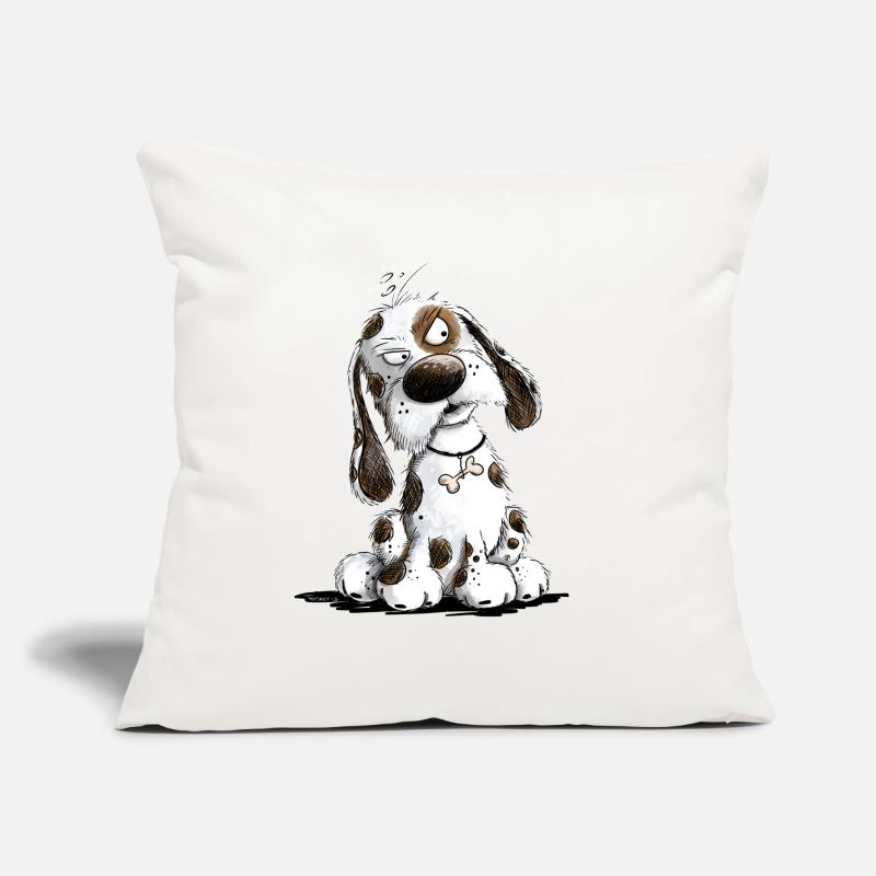 Nope Dog Saying Statement Grumpy Sofa pillow with filling 45cm x 45cm