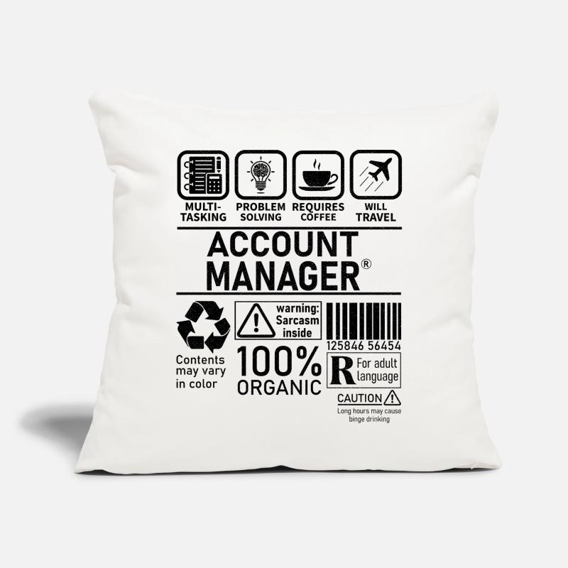 Gestionnaire de compte Résolution de problèmes multitâches Coussin et housse de 45 x 45 cm