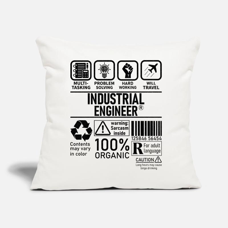 Industrial Engineer multi tasking problem solving Sofakissen mit Füllung 45 x 45 cm