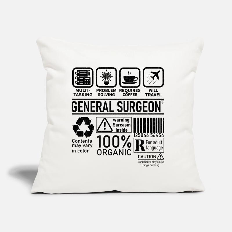 General Surgeon multi tasking problem solving Sofakissen mit Füllung 45 x 45 cm