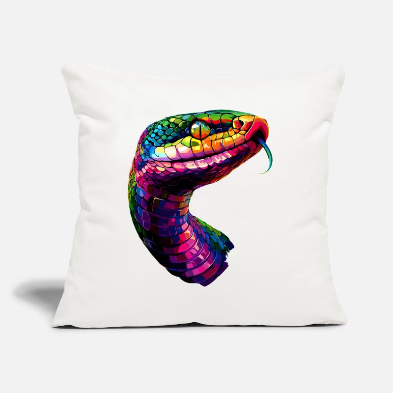 serpent, python, cobra, serpent à sonnettes, serpents Coussin et housse de 45 x 45 cm