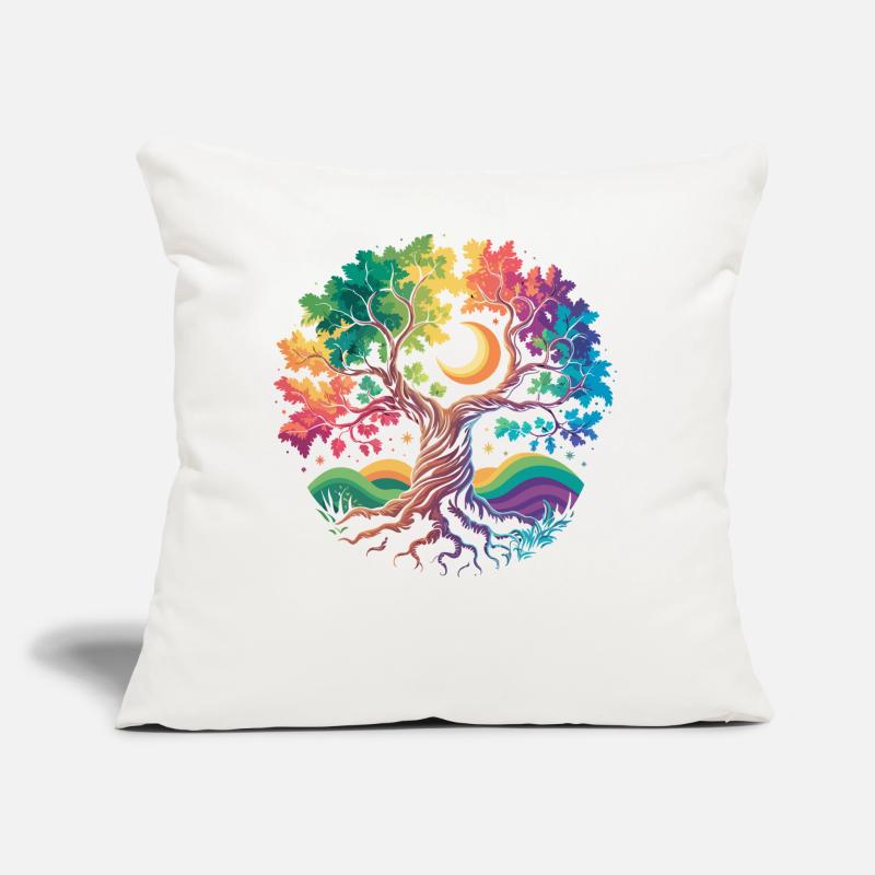 Rainbow Tree Moon Magic Sofa pillow with filling 45cm x 45cm