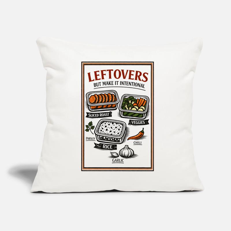Leftovers with a plan | Meal Prep Kitchen Sofa pillow with filling 45cm x 45cm