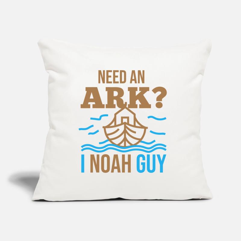 Brauchst du eine Arche? Ich bin Noah Guy Sofakissen mit Füllung 45 x 45 cm