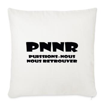 Design Graphique Abstrait - Coussin et housse de 45 x 45 cm - blanc nature - Devant