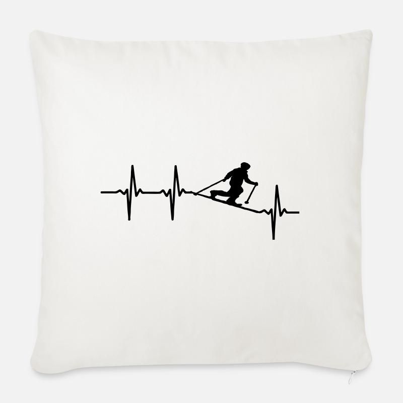 Telemark Puls - Sofakissen mit Füllung 45 x 45 cm - Naturweiß 