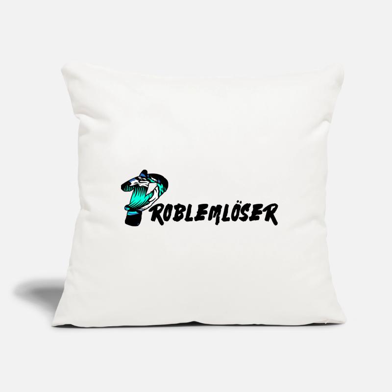 Problem problemlöser text Sofakissen mit Füllung 45 x 45 cm