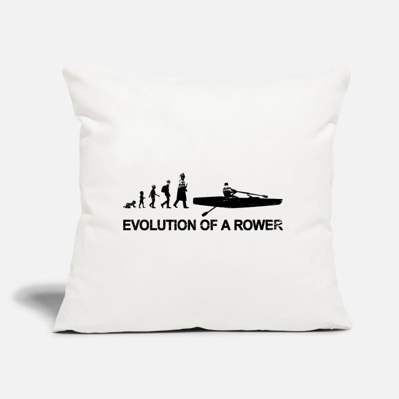 Évolution des rameurs Coussin et housse de 45 x 45 cm