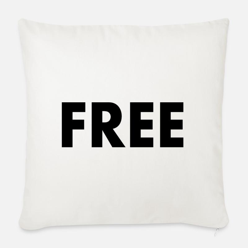 Free - Sofa pillow with filling 45cm x 45cm - natural white