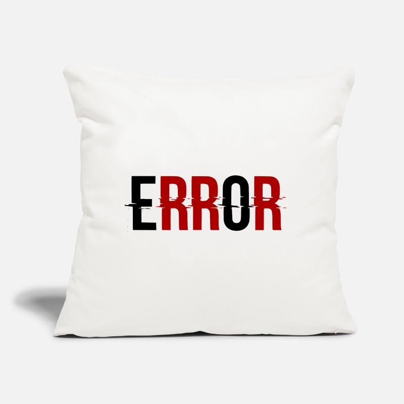 Error Glitch-Design Error Message Sofa pillow with filling 45cm x 45cm
