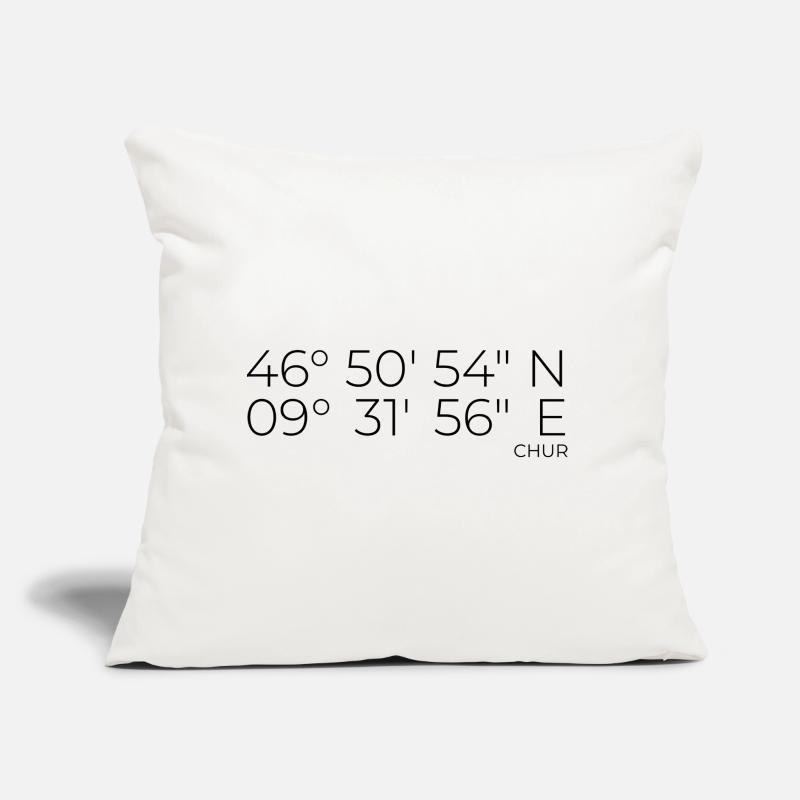 Coordinates: Chur, Graubünden Sofa pillow with filling 45cm x 45cm