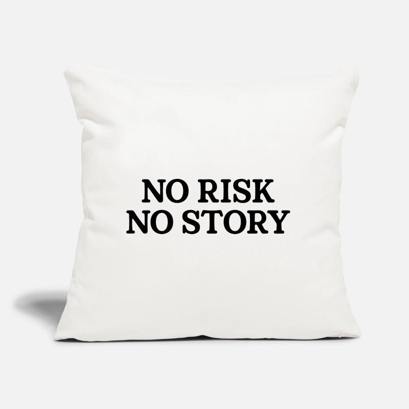 Pas de risque, pas d’histoire Coussin et housse de 45 x 45 cm
