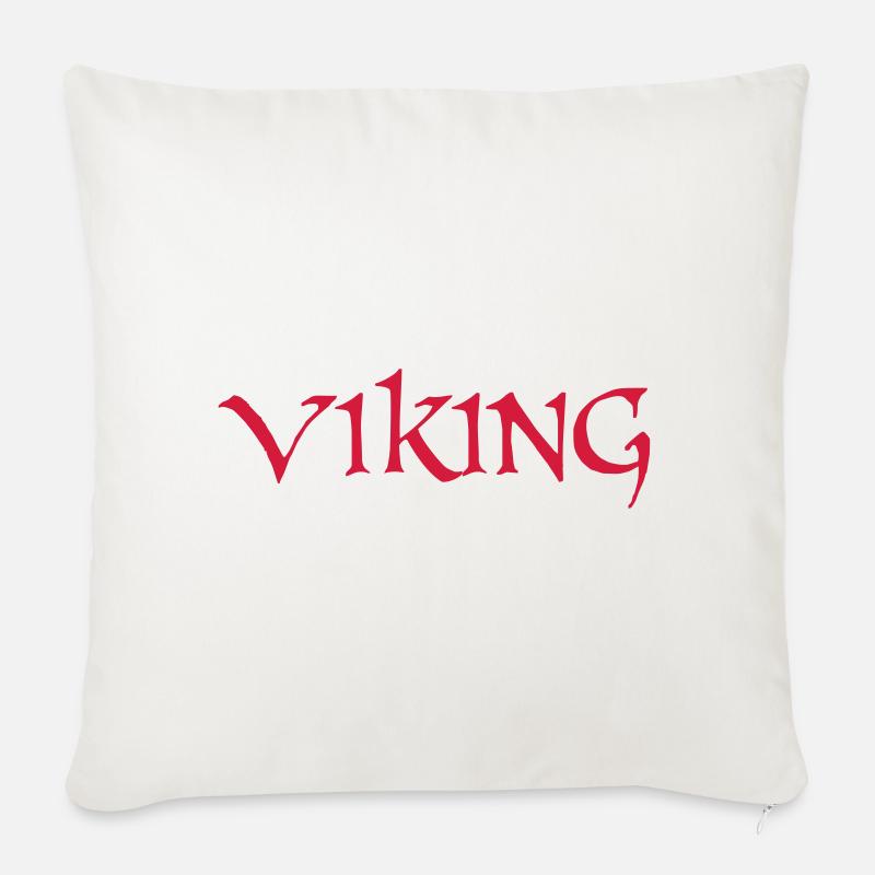 Viking - Sofakissen mit Füllung 45 x 45 cm - Naturweiß 