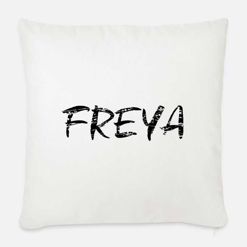 Freya - Sofakissen mit Füllung 45 x 45 cm - Naturweiß 