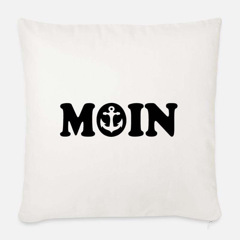 Moin - Sofakissen mit Füllung 45 x 45 cm - Naturweiß 