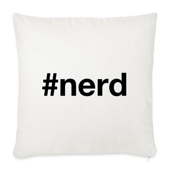 Nerd Hashtag Gamer - Sofakissen mit Füllung 45 x 45 cm - Naturweiß  - Vorne