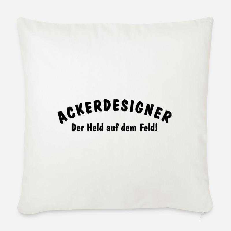 Bauer Landwirt Ackerdesigner Landwirt Held - Sofakissen mit Füllung 45 x 45 cm - Naturweiß 