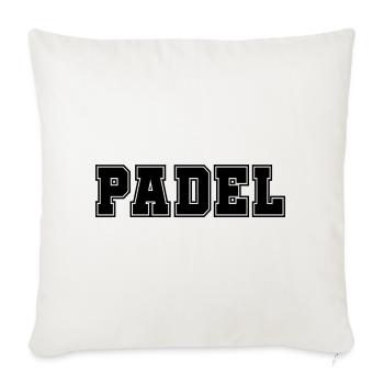Padel Bold - Sofa pillow with filling 45cm x 45cm - natural white - Front