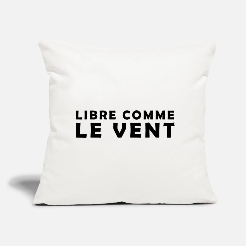 Libre_comme_le_vent Coussin et housse de 45 x 45 cm