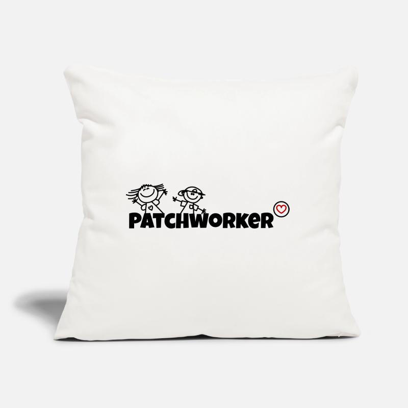 Patchworker Sofakissen mit Füllung 45 x 45 cm