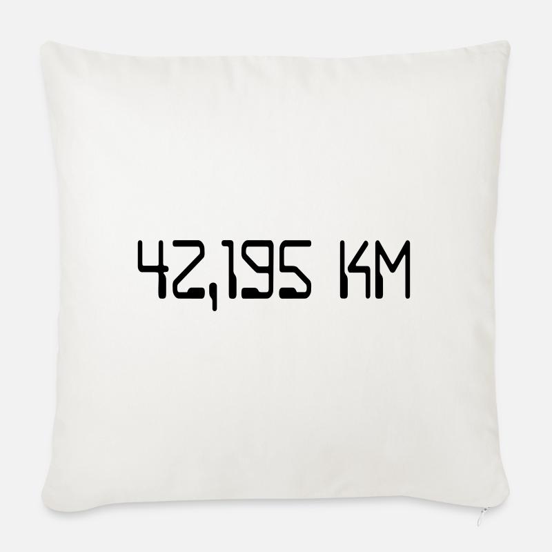Marathon - Sofakissen mit Füllung 45 x 45 cm - Naturweiß 