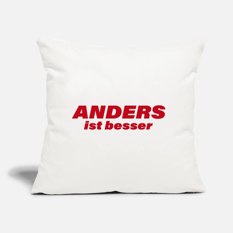 DIFFERENT IS BETTER Sofa pillow with filling 45cm x 45cm