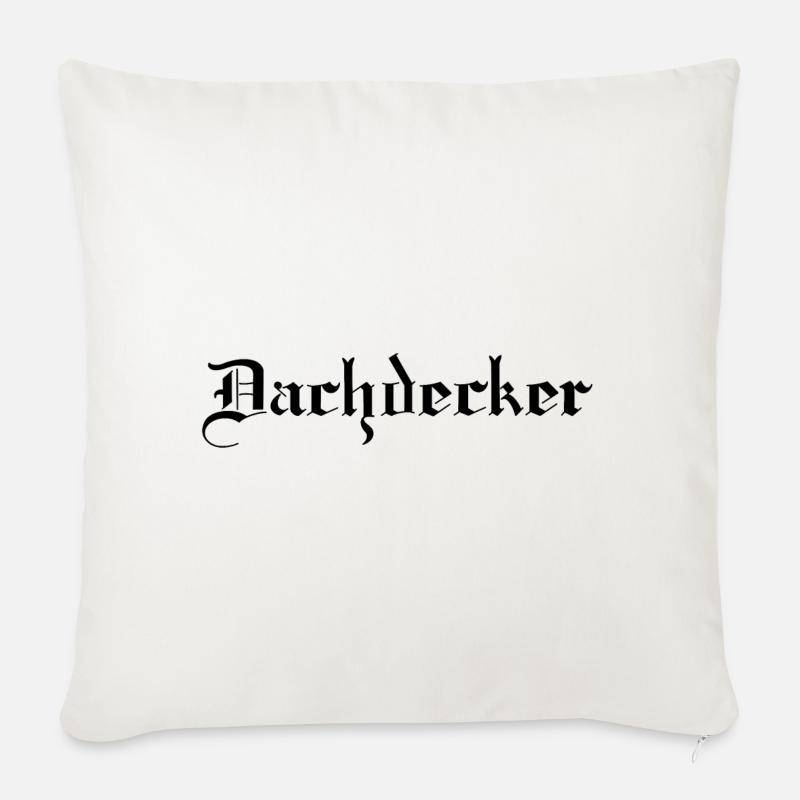 Dachdecker - Sofakissen mit Füllung 45 x 45 cm - Naturweiß 