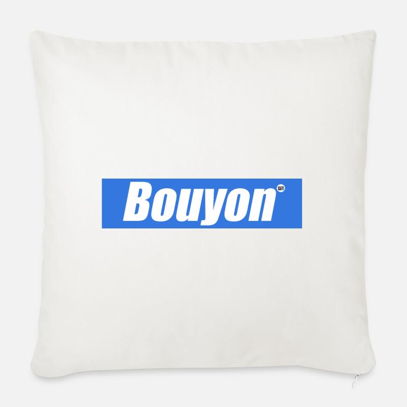 Bouyon Sat - Kreyol Sat - Sofakissen mit Füllung 45 x 45 cm - Naturweiß 