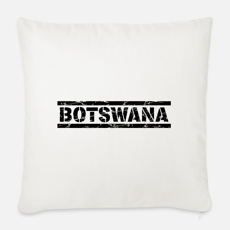 Botswana - Sofakissen mit Füllung 45 x 45 cm - Naturweiß 