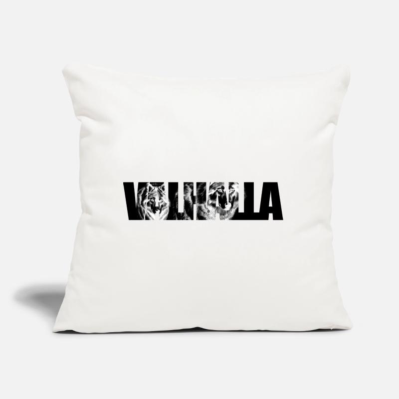 Wolf face in fragment pattern Sofa pillow with filling 45cm x 45cm