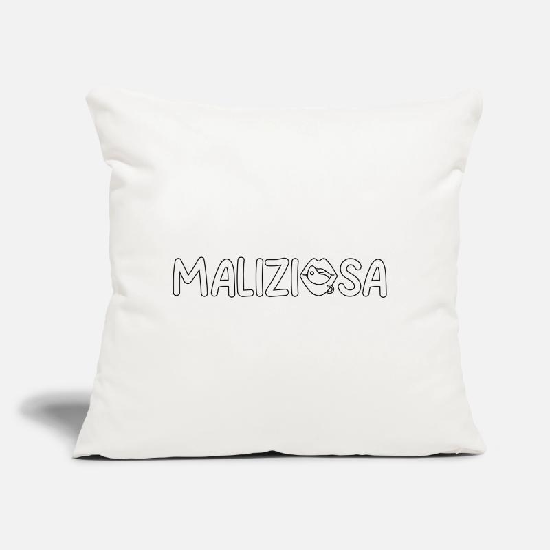 Mischievous Basic Black Sofa pillow with filling 45cm x 45cm