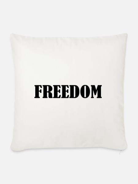 Freedom - Sofakissen mit Füllung 45 x 45 cm - Naturweiß
