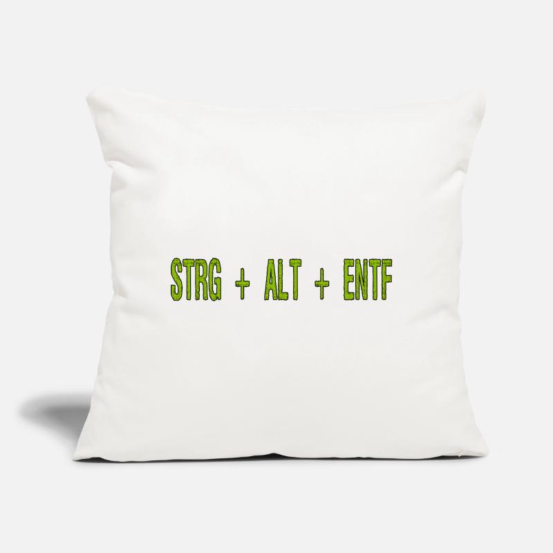 CTRL ALT DEL - Keyboard shortcut Program Crash Sofa pillow with filling 45cm x 45cm