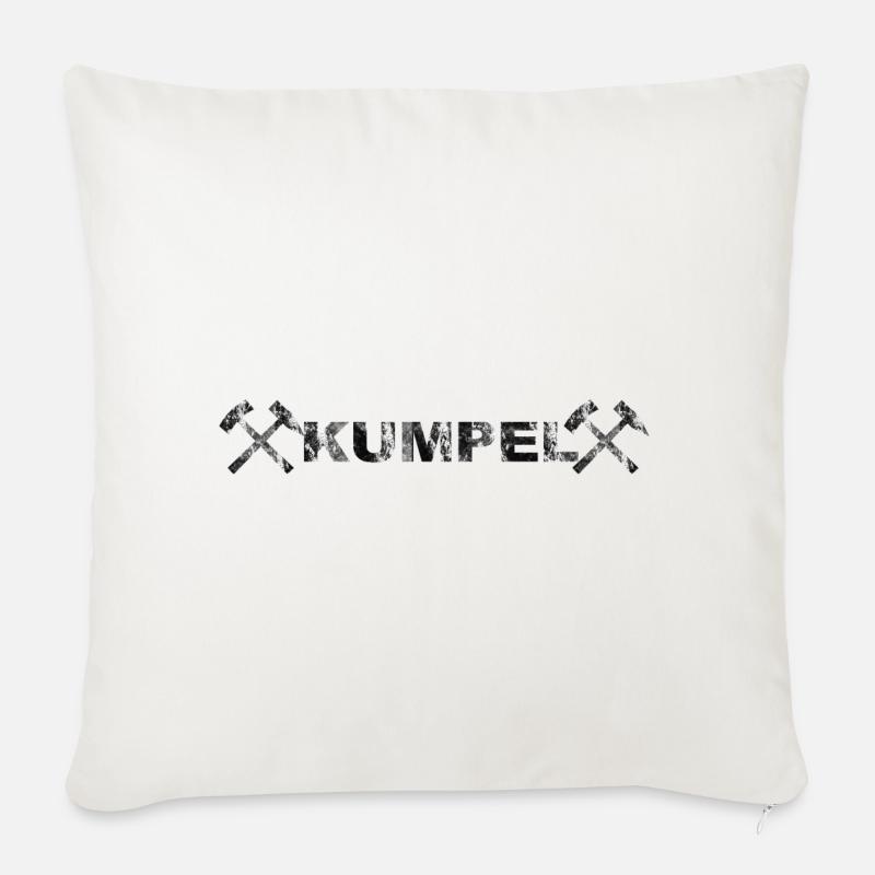 KUMPEL - Sofakissen mit Füllung 45 x 45 cm - Naturweiß 