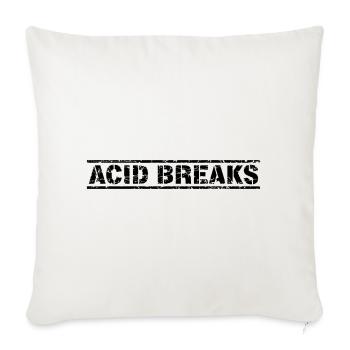 Acid Breaks - Sofa pillow with filling 45cm x 45cm - natural white - Front