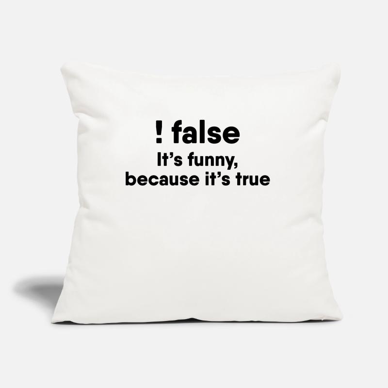 Programmierer Witz Lustiges Humor Programmierer Sofakissen mit Füllung 45 x 45 cm