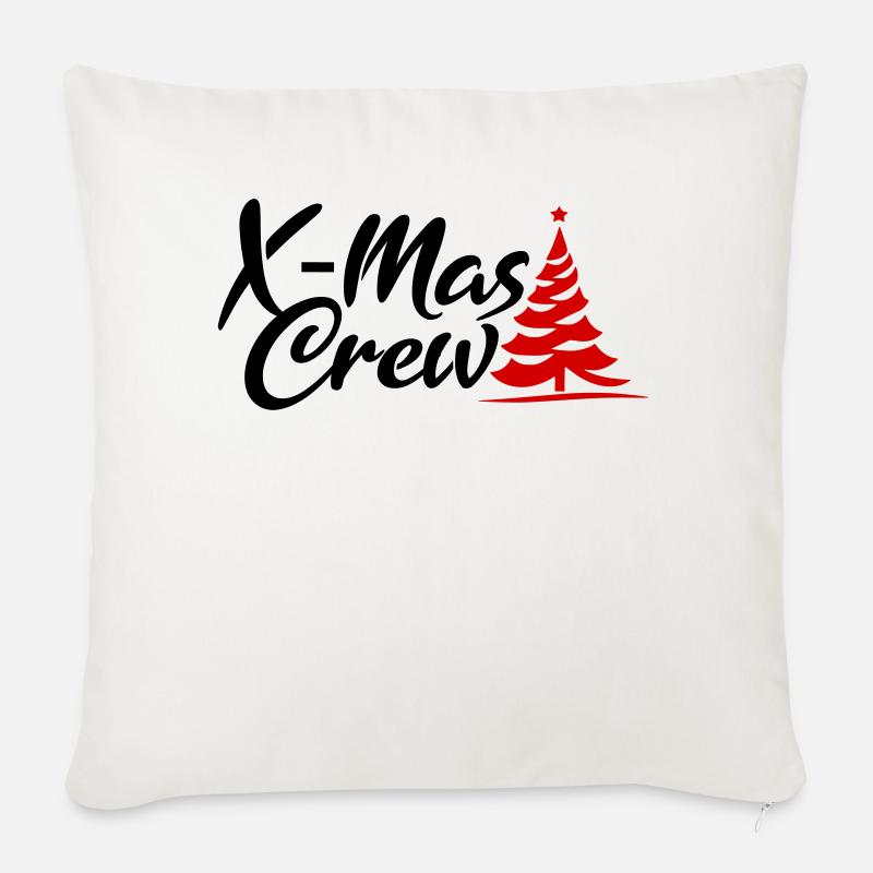 Équipage de Noël Équipage de Noël - Coussin et housse de 45 x 45 cm - blanc nature