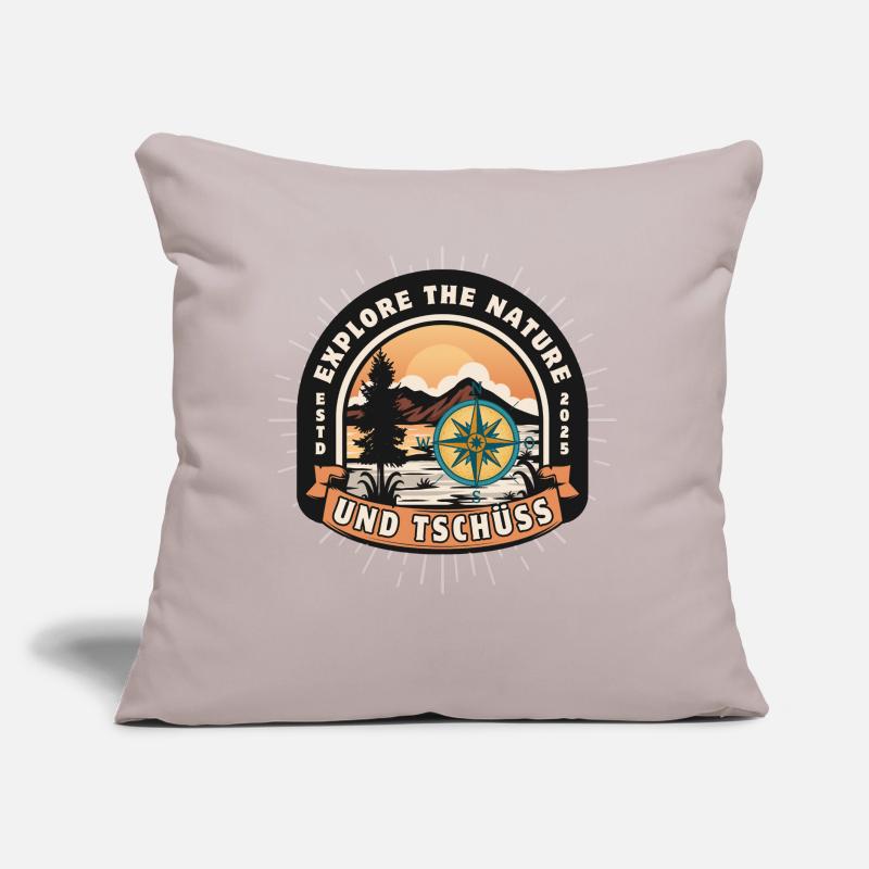 Et adieu la fièvre du camping Coussin et housse de 45 x 45 cm