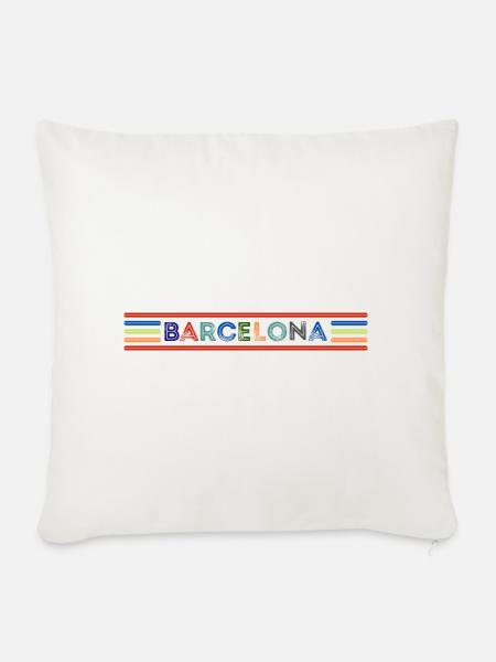 Barcelona - Sofakissen mit Füllung 45 x 45 cm - Naturweiß