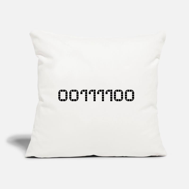 Binary notation - 60 Sofa pillow with filling 45cm x 45cm