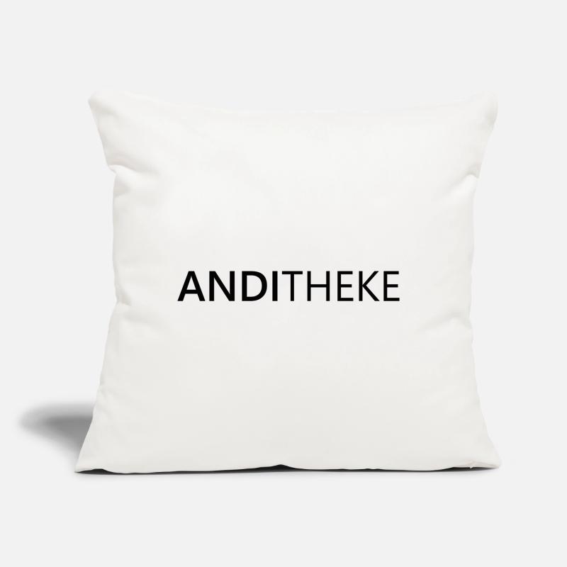 AndiTheke – Witziges Geschenk Andreas, Andi & Andy Sofakissen mit Füllung 45 x 45 cm