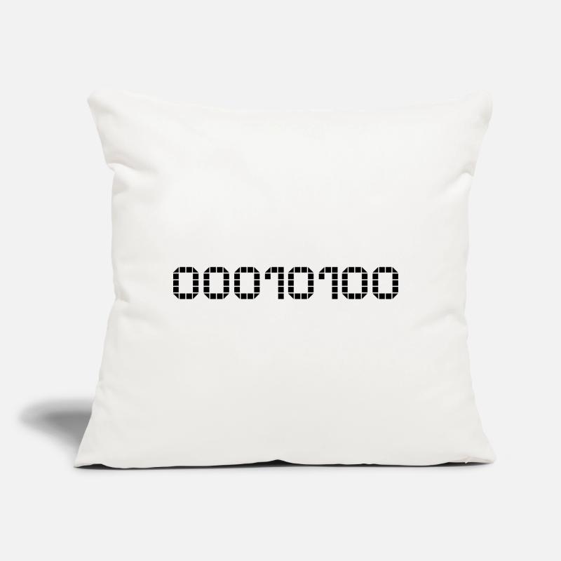 Binary notation - 20 Sofa pillow with filling 45cm x 45cm