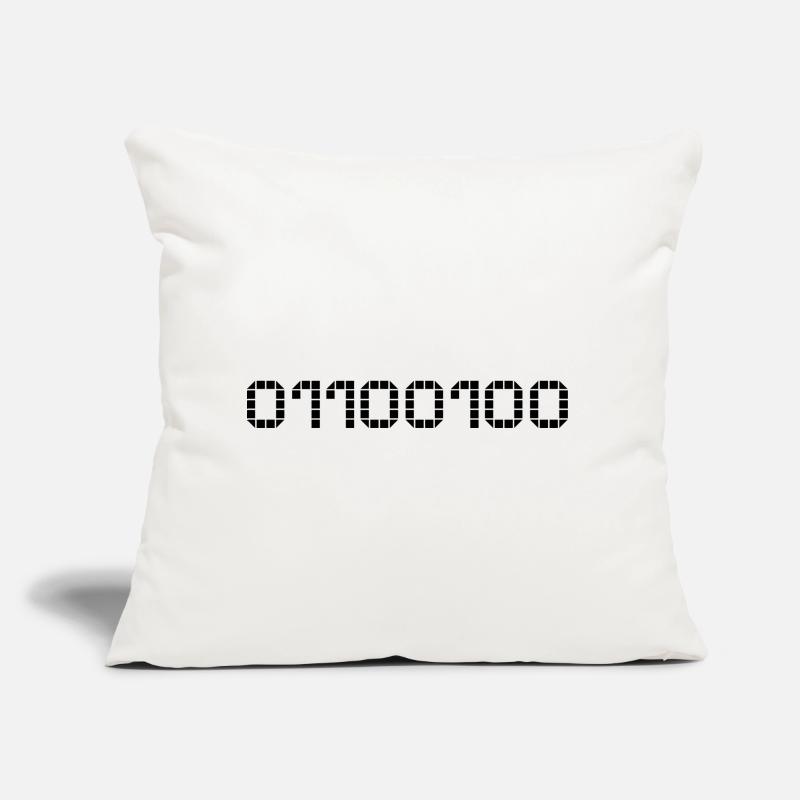 Binary notation - 100 Sofa pillow with filling 45cm x 45cm