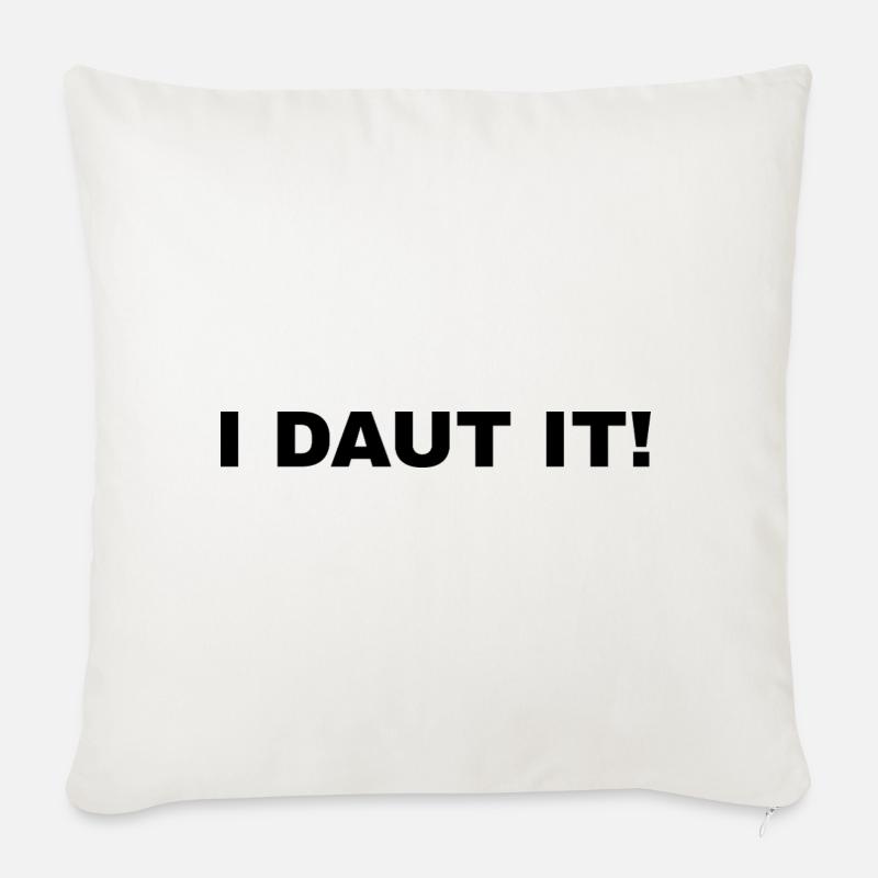 I DAUT IT! - Sofakissen mit Füllung 45 x 45 cm - Naturweiß 