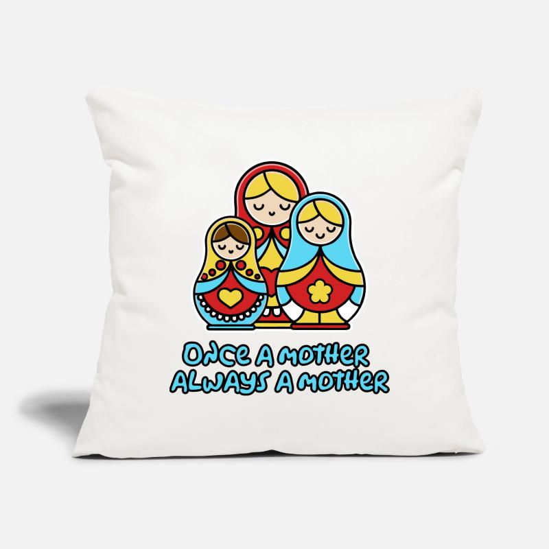 Einmal Mutter, immer Mutter Sofakissen mit Füllung 45 x 45 cm