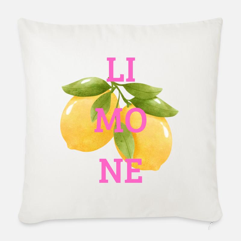 Limone - Sofakissen mit Füllung 45 x 45 cm - Naturweiß