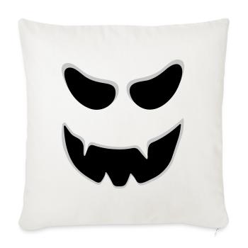Ghost Face Vampire Grimace Halloween - Sofa pillow with filling 45cm x 45cm - natural white - Front
