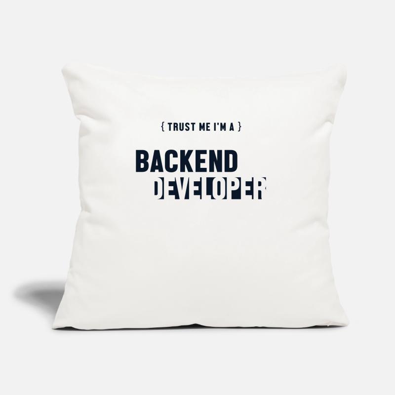 Trust Me I'm Backend Developer Engineer Software Sofa pillow with filling 45cm x 45cm